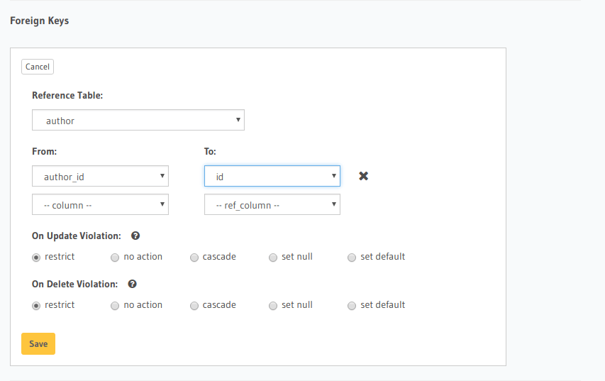 Add foreign-key constraint